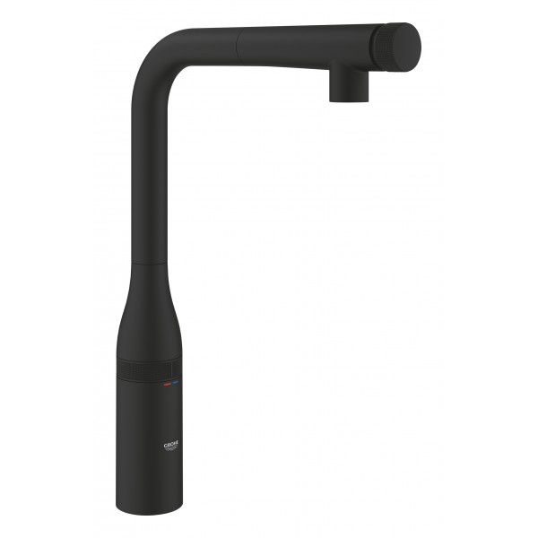 Смеситель для кухни чёрный Grohe Essence Smartcontrol 31928KF0