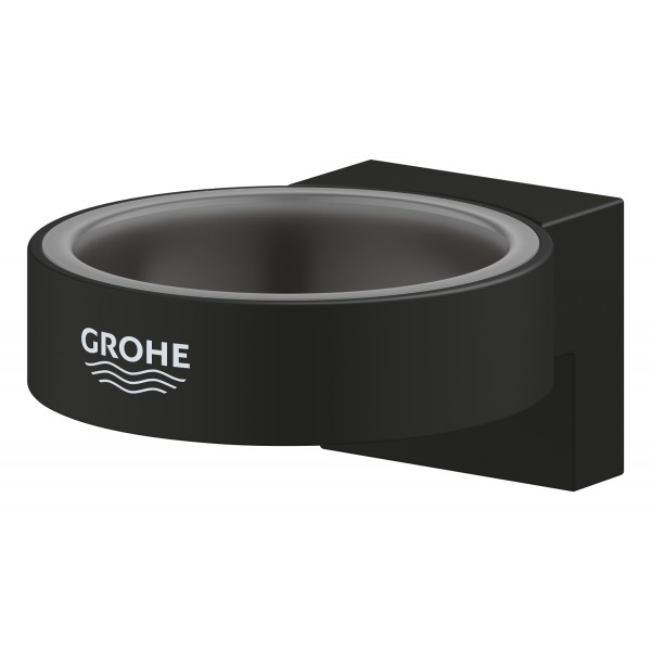 Держатель для стакана, мыльницы чёрный Grohe Selection 41217KF0