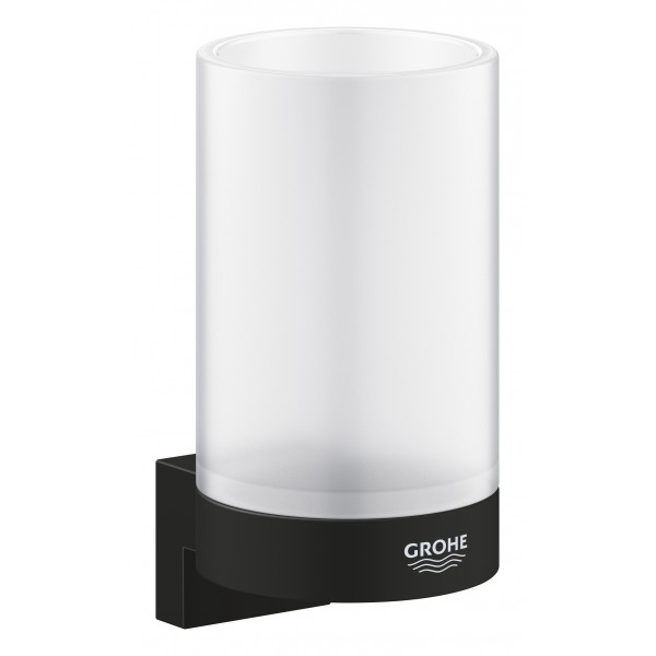Держатель для стакана, мыльницы чёрный Grohe Selection 41217KF0