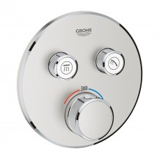 Змішувач для душу термостатичний прихованого монтажу на 2 виходи Grohe Grohtherm SmartControl 29119DC0