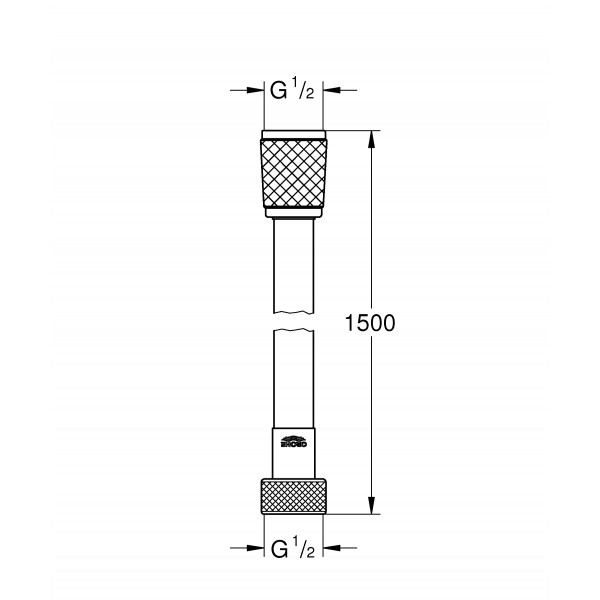 Шланг для душа 150 см Grohe 28741002