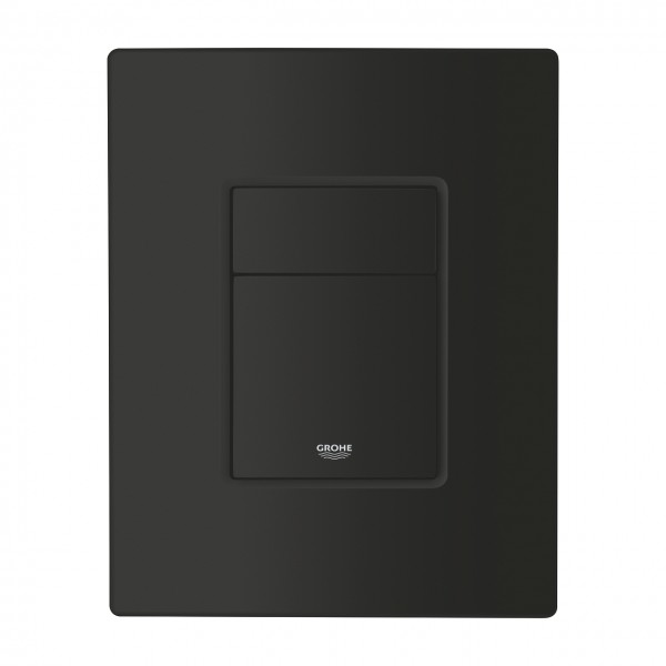Кнопка слива для инсталляции матовая чёрный прямоугольная Grohe Even 389662430