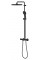 Душевая система с термостатом черная Grohe Tempesta System 250 Cube 266892431