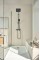 Душевая система с термостатом черная Grohe Tempesta System 250 Cube 266892431