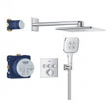 Душева система прихованого монтажу квадратна Grohe Grohtherm 34864000