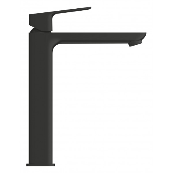 Смеситель для раковины высокий черный Grohe Cubeo 1017292430
