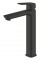 Смеситель для раковины высокий черный Grohe Cubeo 1017292430