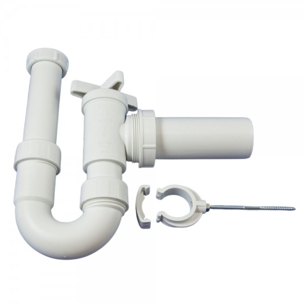 Сифон для кухонної мийки 1 1/2" х 50 з клапаном VIEGA 106324