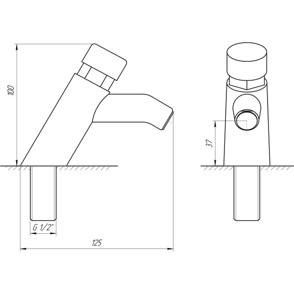 Кран-дозатор Tremolada ТREMO 451 для умывальника