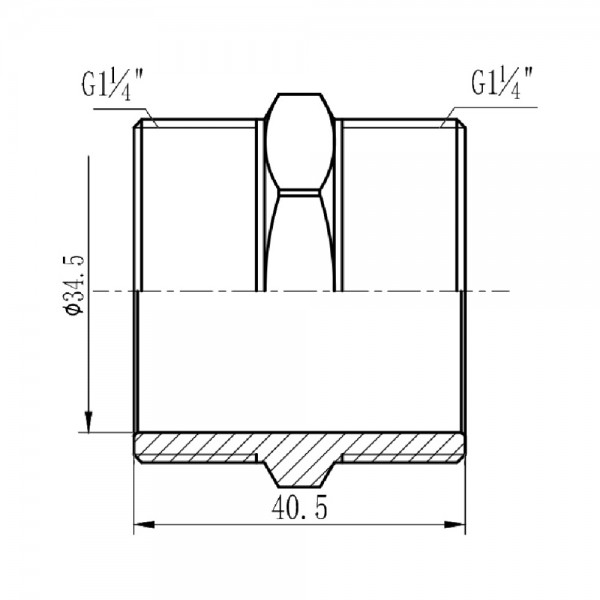 Ніпель SD Forte 1" 1/4 SF35832