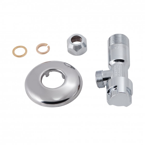 Кран приборный буксовый Icma 10х1/2" угловой №520