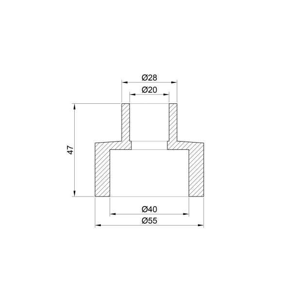 Муфта PPR Alfa Plast 40х20