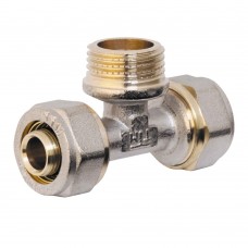 Трійник обтискний Valve 16х1/2"х16 ЗР SV160161516