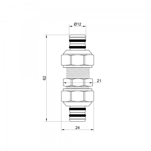 Муфта обтискна Icma 16 №530
