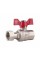 Кран шаровой с накидной гайкой SD Forte 1/2"х ВР для воды прямой SF260W15