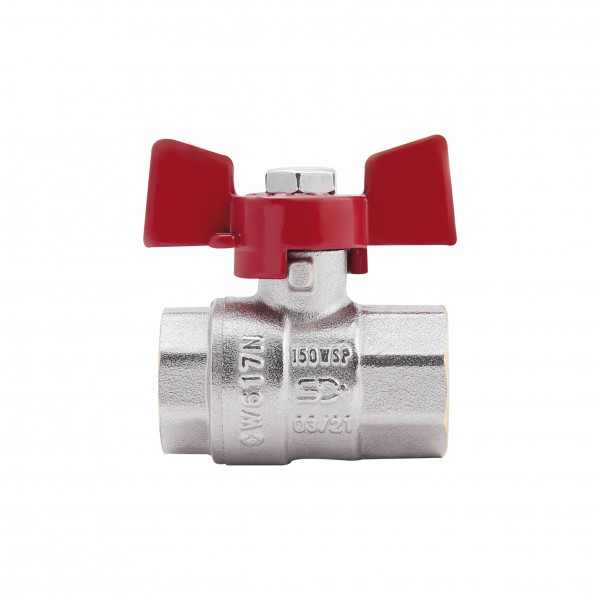 Кран кульовий SD Plus 3/4" ВР для води (метелик) SD602NW20PN40