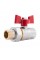 Кран шаровой "Американка" SD Plus 1/2" ВН прямой SD220NW15PN40