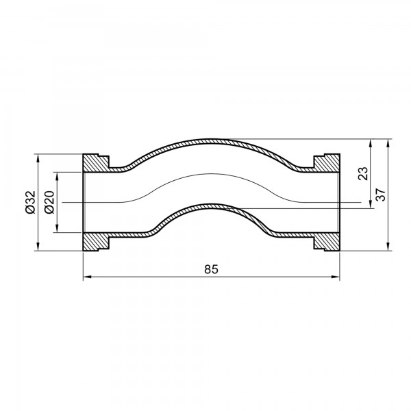 Обвід PPR Alfa Plast 20 (полег.)
