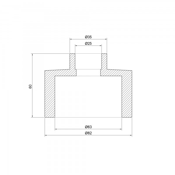 Муфта PPR Thermo Alliance 63х25