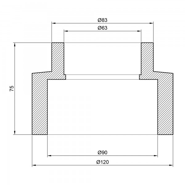 Муфта PPR Thermo Alliance 90х63