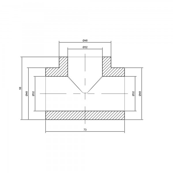 Тройник PPR Thermo Alliance 32