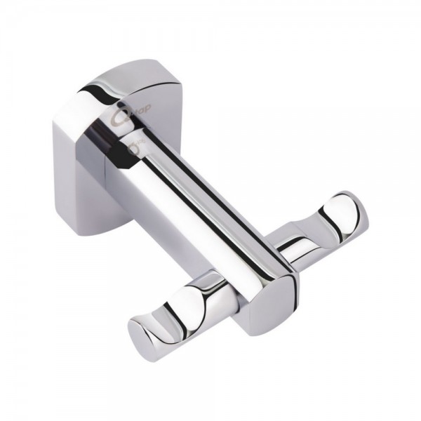 Гачок Qtap Liberty подвійний QTLIBCRM1154 Chrome