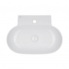 Раковина Qtap Cardinal 565х400х130 White з донним клапаном QT0411K177W