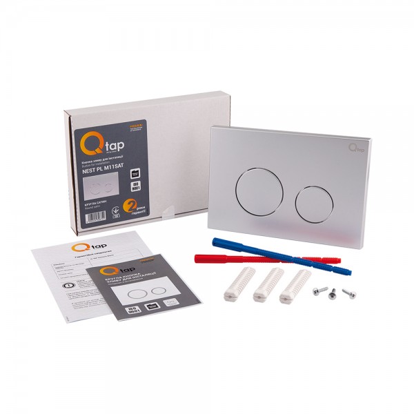 Панель змиву для унітаза Qtap Nest QT0111M11111SAT