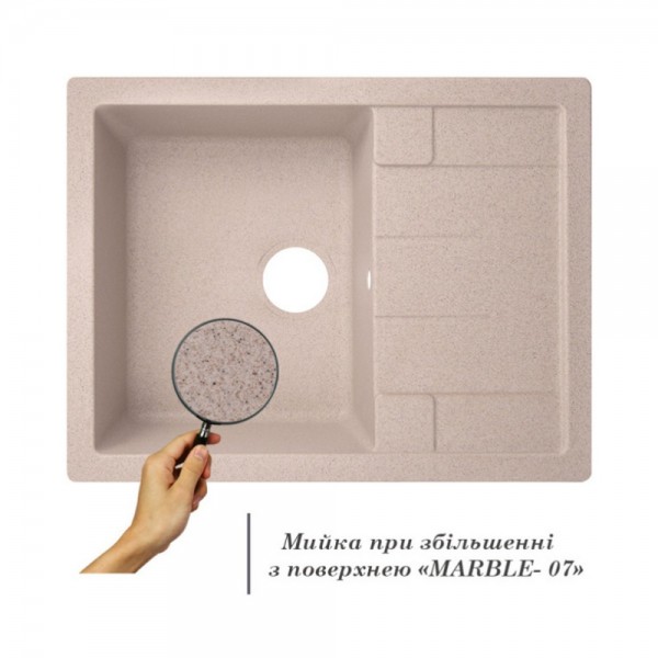 Кухонна мийка Lidz 650x500/200 MAR-07 (LIDZMAR07650500200)
