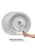 Кухонна мийка Lidz 5745 0,8 мм Micro Decor (LIDZ5745MDEC)