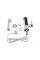 Проточный кран-водонагреватель кухонный для кухни Lidz Warm 061 LDWAR061WCR35431 White / Chrome