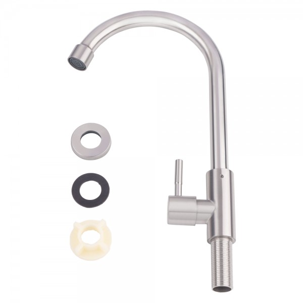 Кран на одну воду для кухні Lidz (NKS) 12 32 015SF-8