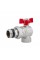 Кран кульовий Icma FAR. ROSSA 3/4" кутовий №362