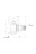 Кран кульовий Icma FAR. ROSSA 3/4" кутовий №362