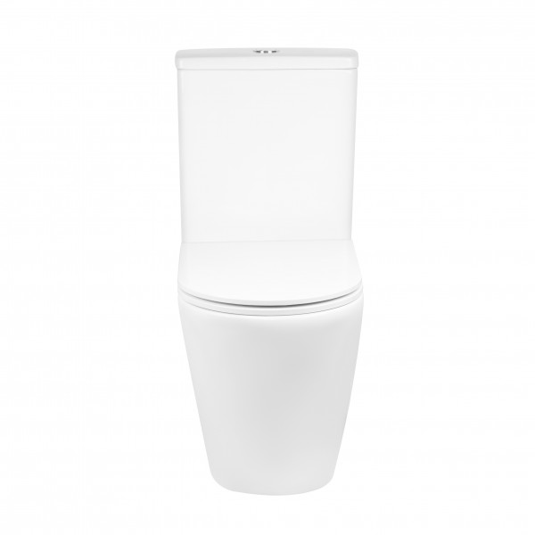 Унітаз-компакт Qtap Robin безобідковий з сидінням Soft-close QT13222141ARW