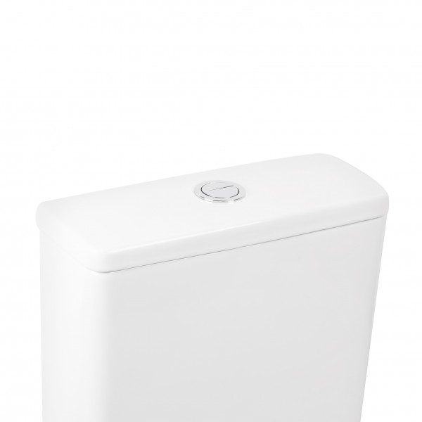 Унітаз-компакт Qtap Robin безобідковий з сидінням Soft-close QT13222141ARW