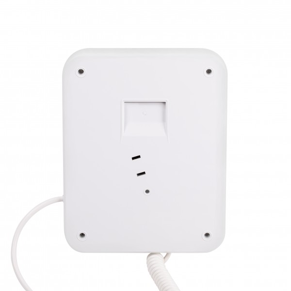 Фен с держателем Qtap Pohodli 1200 Вт QTF1200RNP White (Pobut)