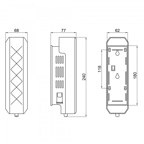 Диспенсер для мыла Qtap Pohodli QTDM350CP1 Chrome (Dávkovač)