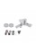 Смеситель для ванны Qtap Slavonice QTSLV3042103DC Chrome