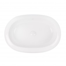 Раковина-чаша Qtap Robin 635x420x105 White з донним клапаном QT13113075W