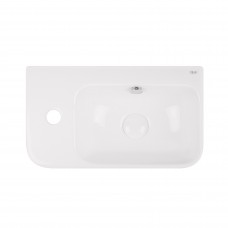 Раковина Qtap Tern 450х260х155 White з донним клапаном QT17115117LW