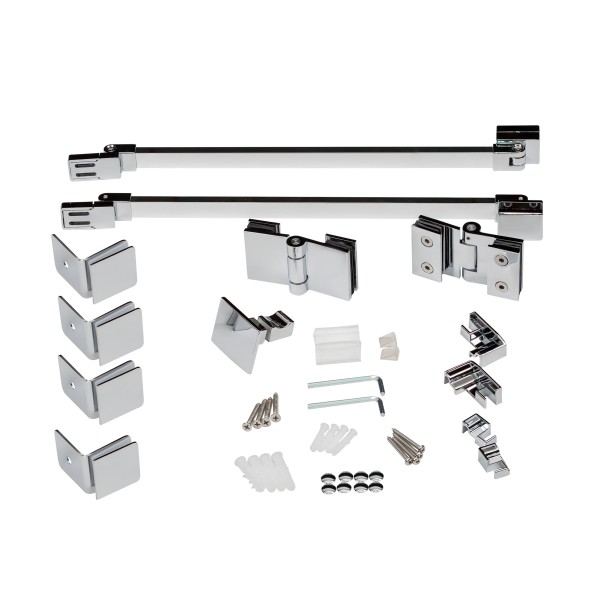 Душевая кабина Qtap Capricorn CRM10128RC6 120x80 см, стекло Clear 6 мм, покрытие CalcLess без поддона