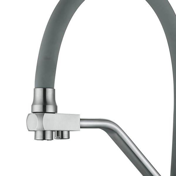 Змішувач для кухні з гнучким виливом із підключенням до фільтра Lidz Aria 020F3 LDARI020F3GNK39211 GNK