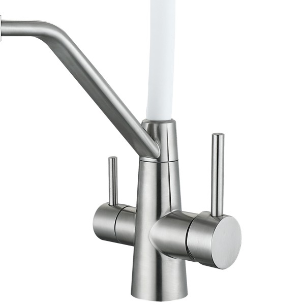 Змішувач для кухні з гнучким виливом із підключенням до фільтра Lidz Aria 020F3 LDARI020F3WNK39480 WNK