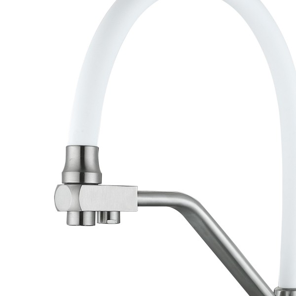 Змішувач для кухні з гнучким виливом із підключенням до фільтра Lidz Aria 020F3 LDARI020F3WNK39480 WNK