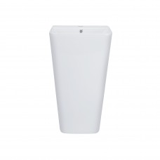 Раковина для підлоги моноблок Qtap Tern 440х380х830mm White з донним клапаном QT1711G302W