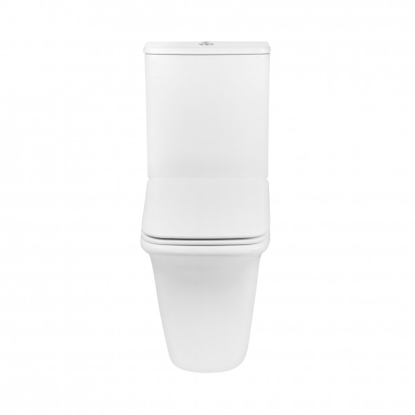 Унитаз-компакт Qtap Kalao безободковый с сиденьем Soft-close QT08221213AW Унитаз-компакт Qtap Kalao безободковый с сиденьем Soft-close QT08221213AW