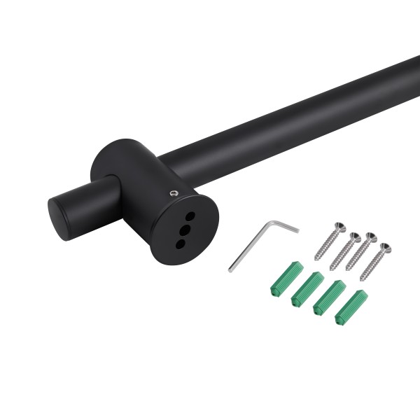 Душова стійка чорна нержавіюча сталь 66 см Qtap QTLEP82103OB Душова стійка чорна нержавіюча сталь 66 см Qtap QTLEP82103OB