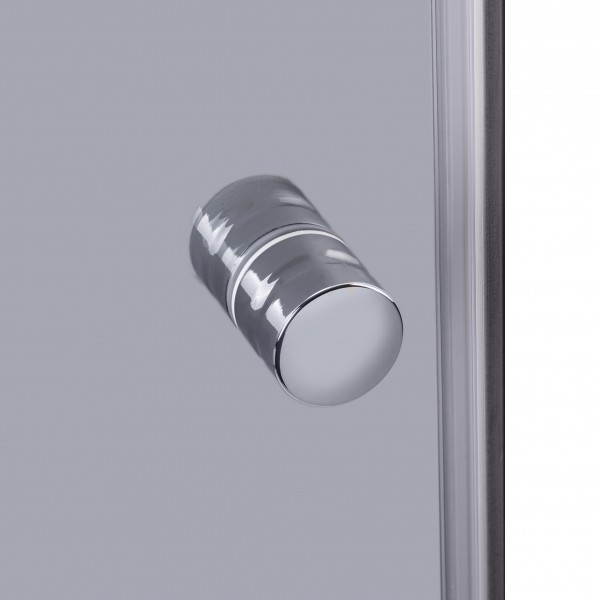 Душова кабіна Lidz Latwa SC80x80.SAT.HIGH.GR, скло тоноване 4 мм без піддона