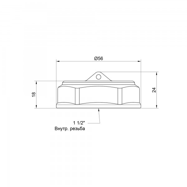 Заглушка SD Plus 1 1/2" ВР SD40240